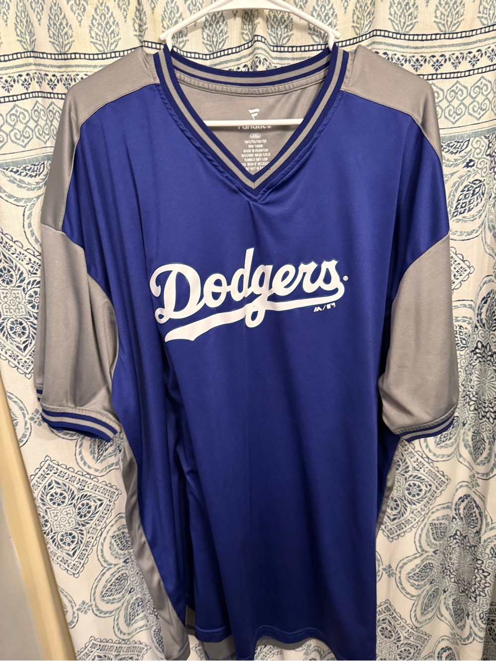 Fanatics Royal Blue and Gray Team Pullover